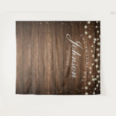 Tenture Fond de bois rustique - Future Mrs Photo Backdrop (Devant (Horizontal))