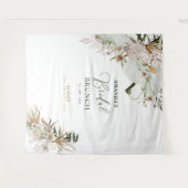 Tenture Fond de buffet pour brunch de fête prénuptiale boh (Devant (Horizontal))