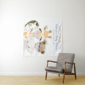 Tenture Fond de cabine de douche pour bébé garçon avec des (En situation (horizontale))