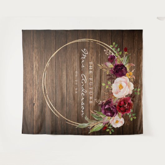 Tenture Fond de cabine de mariage de future Mme Bourgogne  (Devant (Horizontal))