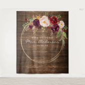 Tenture Fond de cabine de mariage de future Mme Bourgogne  (Devant)