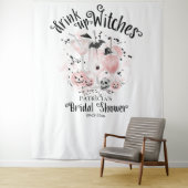 Tenture Fond de cabine de mariage sorcières d'Halloween 'B (En situation)