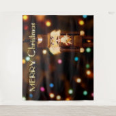 Tenture Fond de cabine de photographie de Noël avec effet  (Devant)