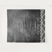 Tenture Fond de cabine photo ardoise pour une soirée entre (Devant (Horizontal))