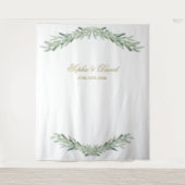 Tenture Fond de cabine photo Branches d'olivier à l'aquare (Devant)