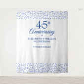 Tenture Fond de cabine photo de 45e anniversaire de mariag (Devant)