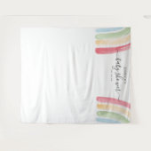 Tenture Fond de cabine photo de Baby Shower Boho Rainbow (Devant (Horizontal))