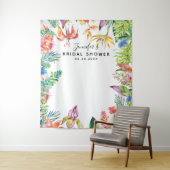 Tenture Fond de cabine photo de Baby Shower Chic Tropical (En situation)