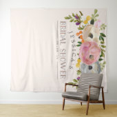 Tenture Fond de cabine photo de douche de mariée - Douces (En situation (horizontale))