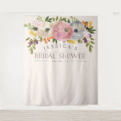 Tenture Fond de cabine photo de douche de mariée - Douces (Devant)