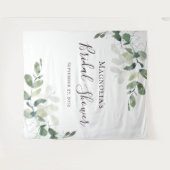 Tenture Fond de cabine photo de douche nuptiale d'eucalypt (Devant (Horizontal))