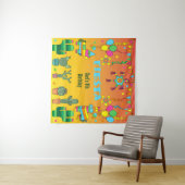 Tenture Fond de cabine photo de fête mexicaine Pinata (En situation (horizontale))