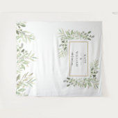 Tenture Fond de cabine photo de mariage à la végétation él (Devant (Horizontal))