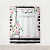 Tenture Fond de cabine photo de mariage à Paris (Devant)