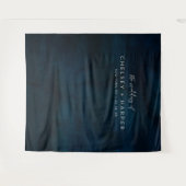 Tenture Fond de cabine photo de mariage bleu foncé lustré  (Devant (Horizontal))