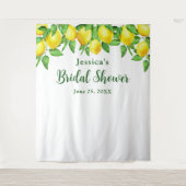 Tenture Fond de cabine photo de mariage Shower Bright Lemo (Devant)