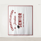 Tenture Fond de cabine photo de remise de diplôme moderne (Devant)