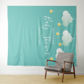 Tenture Fond de cabine photo étoiles dorées pour Baby Show (En situation (horizontale))