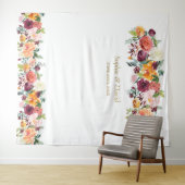 Tenture Fond de cabine photo floral bordeaux Blush (En situation (horizontale))