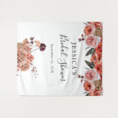 Tenture Fond de cabine photo Floral d'automne (Devant (Horizontal))