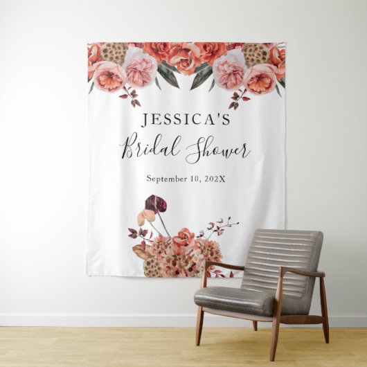 Tenture Fond de cabine photo Floral d'automne (En situation)