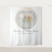 Tenture Fond de cabine photo Perle 30e anniversaire (Devant)