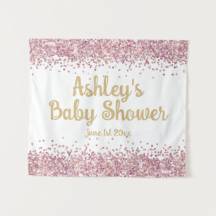 Tenture Fond de cabine photo pour Baby Shower fille Prop d