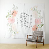 Tenture Fond de cabine photo pour Baby Shower Pastel Blush (En situation (horizontale))