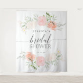 Tenture Fond de cabine photo pour Baby Shower Pastel Blush (Devant)