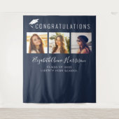 Tenture Fond de cabine photo pour fête de fin d'études ble (Devant)