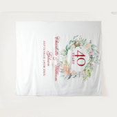 Tenture Fond de cabine photo pour le 40e anniversaire de R (Devant (Horizontal))