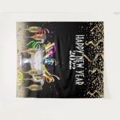 Tenture Fond de cabine photo pour le Nouvel An (Devant (Horizontal))