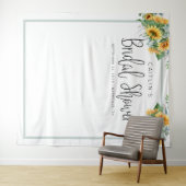 Tenture Fond de cabine photo pour mariage avec tournesol a (En situation (horizontale))