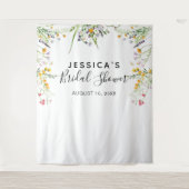 Tenture Fond de cabine photo pour mariage champêtre (Devant)