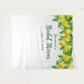 Tenture Fond de cabine photo pour mariage citron vif (Devant (Horizontal))