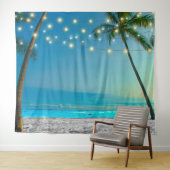 Tenture Fond de cabine photo Tropical Palms Beach Lights (En situation (horizontale))