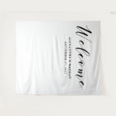 Tenture Fond de calligraphie moderne | Accessoire de photo (Devant (Horizontal))