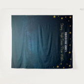 Tenture Fond de danse de bal de nuit étoilée  (Devant (Horizontal))