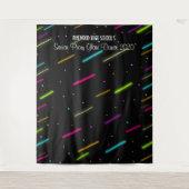 Tenture Fond de danse de bal sous néon dans le noir  (Devant)