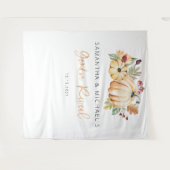 Tenture Fond de décor citrouille, Fond de révélation du se (Devant (Horizontal))