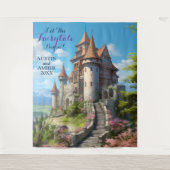 Tenture Fond de décor de château de conte de fées suspendu (Devant)