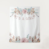 Tenture Fond de décor de douche BOHO Virtual Woodland (Devant)