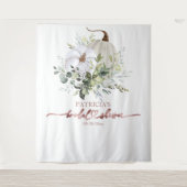 Tenture Fond de décor de douche de mariée de citrouille de (Devant)