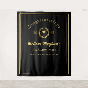 Tenture Fond de décor de fête de remise de diplômes Classy