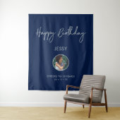 Tenture Fond de décor de fête pour anniversaire Argent et (En situation)