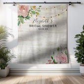 Tenture Fond de décor de photos de douche de mariée Fleurs