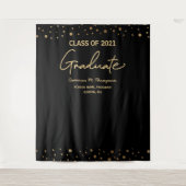 Tenture Fond de décor de remise des diplômes 2021 en confe (Devant)