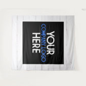 Tenture Fond de décor de salon professionnel Logo de l'ent (Devant (Horizontal))