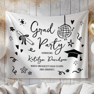 Tenture Fond de décor fantaisiste pour fête de fin d'étude