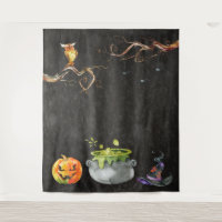 Fond de décor photo fantaisiste de Halloween joyeu